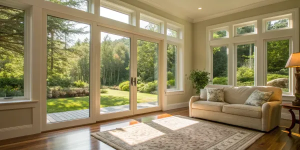 Fire-resistant fiberglass windows.