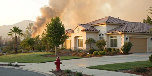 Fire-rated protection safeguards a home from fire.